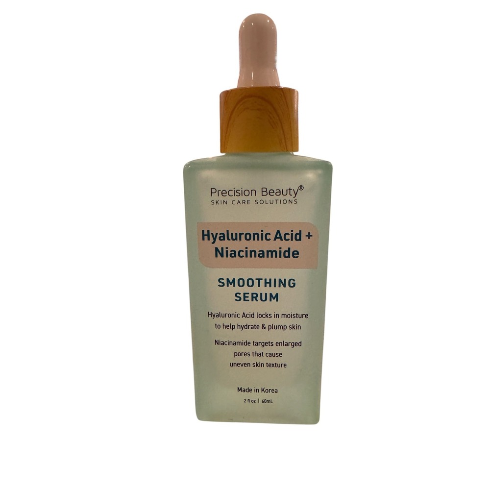 Precision Beauty Hyaluronic Acid Niacinamide Smoothing Serum 2oz Made in Korea
